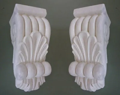 £65 • Buy  Pair Of Wood Fireplace Corbel Shelf Brackets - Pre-treated With Primer. PNT719 
