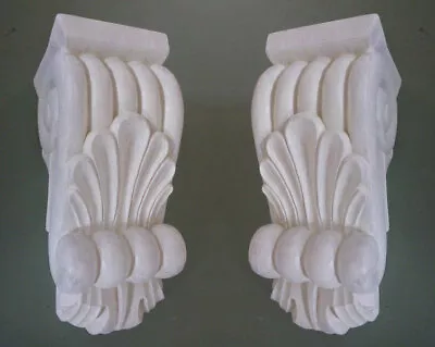 £65 • Buy  Pair Of Wood Fireplace Corbel Shelf Brackets - Pre-treated With Primer. PNT719 