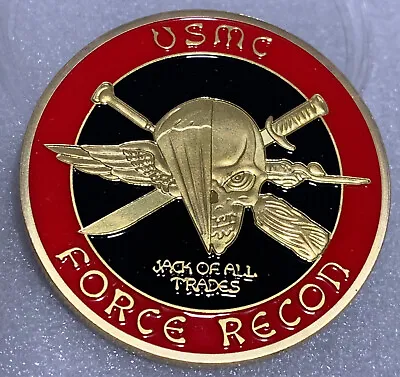 * US Marine Corps Force Recon Challenge Coin - US SELLER Awesome Marine Coin • $8.49