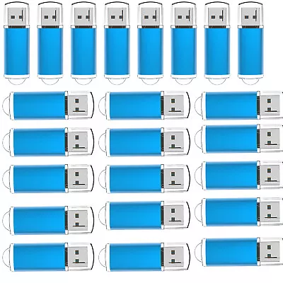 Wholesale 5/10 /50 /100pcs USB 2.0 1GB-64GB Metal USB Flash Drive Memory Stick  • $34.50