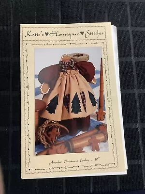 Primitive Style Sewing Pattern 10 Inch Gingerbread Doll. Pattern Only 1995 • $5.99