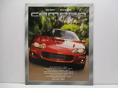 $8.99 • Buy 2001  Chevy Camaro Car Dealer Brochure Parts Gas Sign Race Vintage Engine Oil