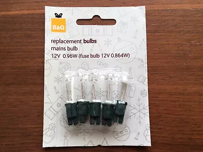 Christmas Lights Replacement Bulbs 12V 0.96W (fuse Bulb 12V 0.864W) • £10.50