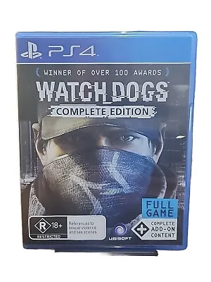 Watch Dogs Complete Edition  Ps4 Playstation 4 ( Complete With Booklet ) VGC • $22.50