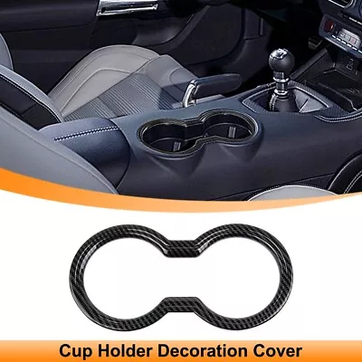 Front Water Cup Holder Decoration For Ford Mustang 2024 2025 Cup Holder Cover • $15.99