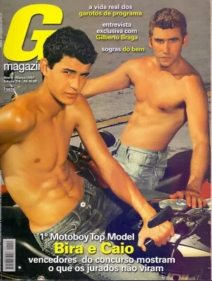 GAY MAGAZINE BRAZIL 2007 - March #114 Man Model Bira E Caio Motorcyclists • $22.90