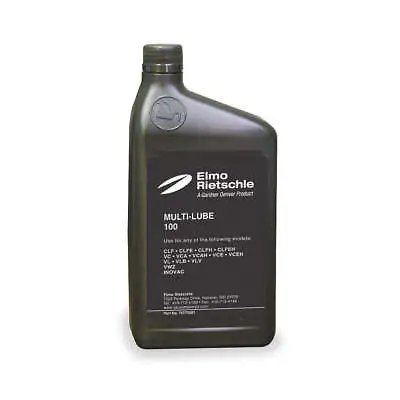 ELMO RIETSCHLE 75175001 Vacuum Pump Oil 1 Qt Bottle • $19.43