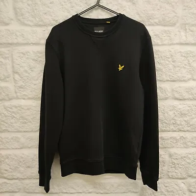 £14.99 • Buy Lyle And Scott Black 100% Cotton Sweater Jumper Pullover Men's Size S Small