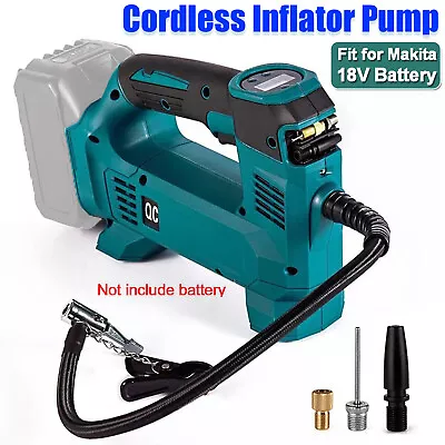 Car Tyre Inflator Pump Cordless Air Compressor Body Only For Makita 18V Battery • $62.88