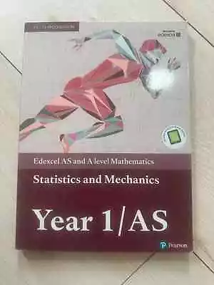 Pearson Edexcel AS And A Level Mathematics Statistics And Mechanics Year1/AS • £10