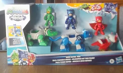 NEW PJ MASKS Animal Power Hero Animal Trio Action Figure And Vehicle Set • £20