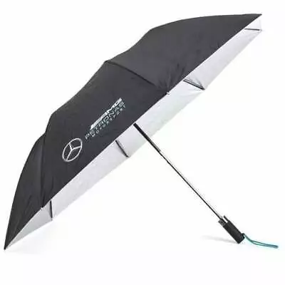 Mercedes-amg Petronas F1 Fw Black Compact/golf Umbrella | Usa Dealer • $97.90