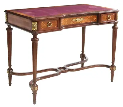 Table Writing French Louis XVI Style Parquetry Vintage / Antique 20th C.!! • $1755