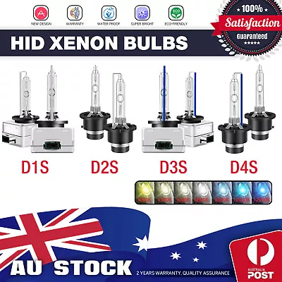 D1S D2S D3S D4S Headlight Globe Xenon HID Bulb Lamp Replace Led Halogen CANbus • $29.68