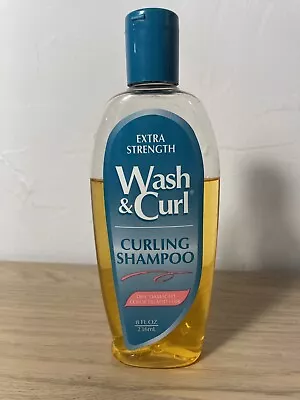 Vtg Wash 'N Curl Curling Shampoo  Nutra Care Dry Damaged Color Treated Hair 60% • $19.99