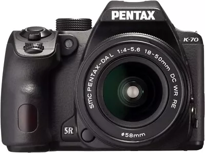 £869 • Buy Pentax Ricoh Camera K-70 Twin Lens Kit 18-50mm F4-5.6 WR + 50mm-200mm F4-5.6 WR