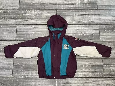 Vintage Mighty Ducks Starter Jacket Coat Youth Kids Size Large • $175