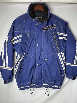 $89.88 • Buy Vtg Descente Ski Snow Bomber Jacket Mens Size Small PLEASE See Pictures