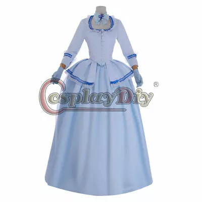 Queen Marie Antoinette Cosplay Medieval Victorian Gown Colonial Rococo Dress • $112