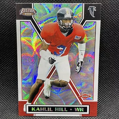 2002 Pacific Exclusive #8 Kahlil Hill RC Atlanta Falcons • $1.99