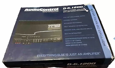 AudioControl D-6.1200 6-Channel Car Amplifier With Digital Signal Processor/ACR3 • $799