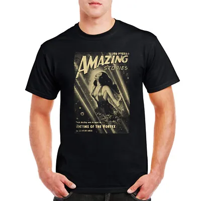 £13.99 • Buy  Amazing Stories T-Shirt Pin Up Victims Of The Vortex Comic Book Birthday Gift