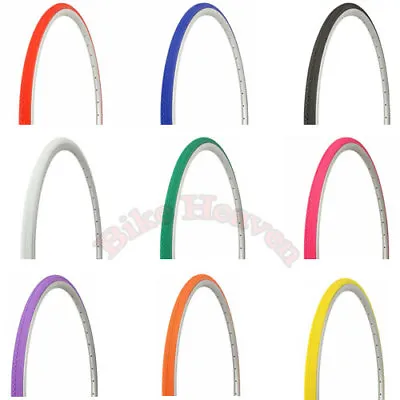 NEW! Bicycle DURO Tire Duro 700 X 23c SOLID COLORS Fixie Slick Cycling • $24.99