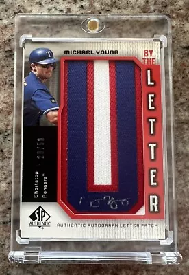 2006 SP Authentic By The Letter U #BL-MY - Michael Young- Auto /50 • $60