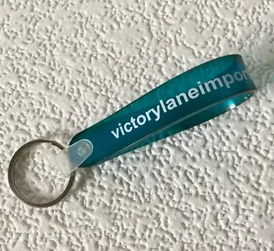 Vintage Dealer Keychain VICTORY LANE IMPORTS Key Fob Ring APPLETON WI. USA Made • $15.98