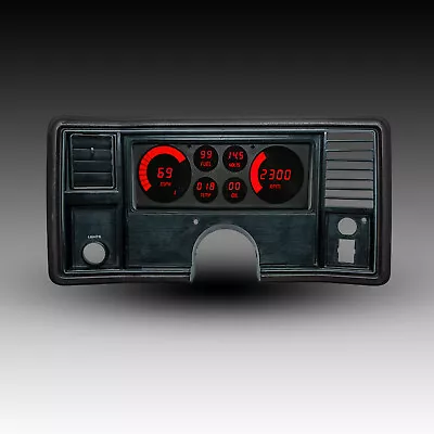 Intellitronix 1978-1988 Monte Carlo DIGITAL Dash Panel Red LED Direct Fit Gauges • $352.46