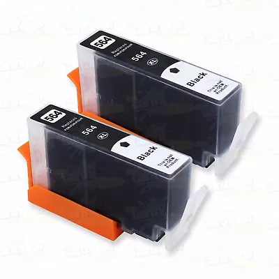 2PK New 564XL Large Black Ink For HP Photosmart 6510 6520 7510 7520 Printer • $6.49