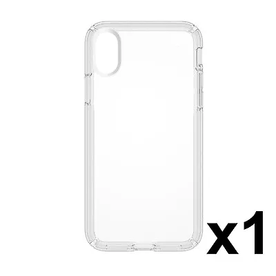 For Apple IPhone X TPU Slim Transparent Clear Bumper Cushion Back Case Cover • $6.99