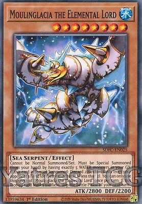 Moulinglacia The Elemental Lord - SDFC-EN025 - C - NM • $1.23