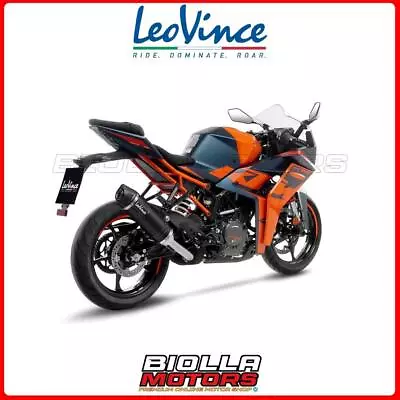 14415eb Exhaust Leovince Ktm Rc 390 2023 - Lv One Evo Black Edition Stainless St • $480.31