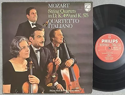 QUARTETTO ITALIANO Mozart String Quartets PHILIPS LP 6500 241 1Y/2Y ED1 EX • $7.99