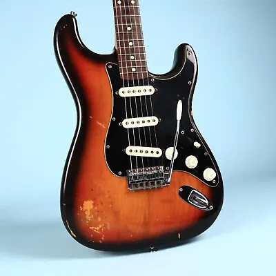 1979 Fender Stratocaster Strat USA 3 Bolt Sunburst Electric Guitar • $2100
