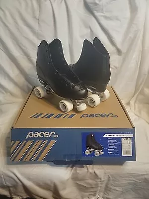  Pacer Stratos Black Roller Skates - Men’s Size 11 • $60