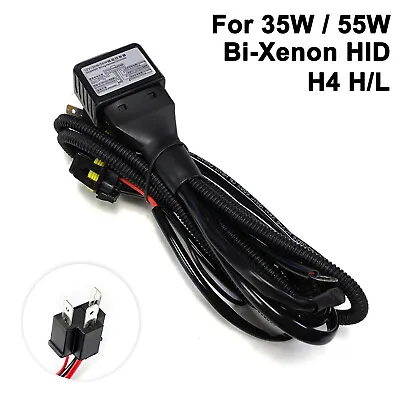 $9.89 • Buy SOCAL-LED H4 H/L Bi-Xenon HID Relay Harness 12V Headlight Bulb Controller Kit