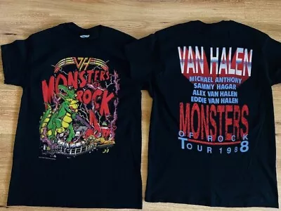 Monsters Of Rock Van Halen Concert Tour 1998 T-Shirt Monsters Of Rock Shirt • $20.99