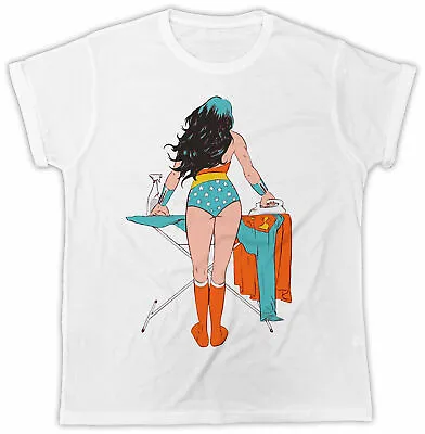 Wonder Women Superman Iron T-shirt Tv Movie Poster Unisex Cool Funny Tee Retro • £5.99