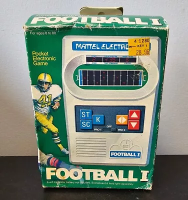 1977 Mattel Electronic Football Game Handheld Mattel Retro *read Description* • $30