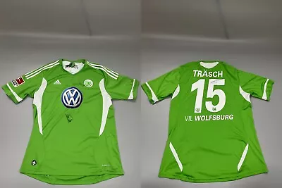 £59.99 • Buy Vfl Wolfsburg Jersey 2011-2012 Adidas Football Home Shirt Jersey #15 Träsch Sz L