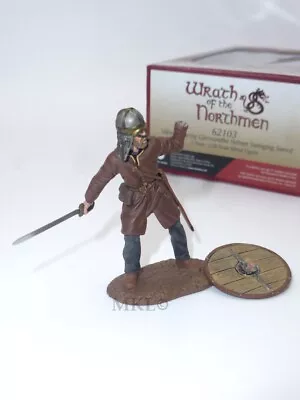 W Britain 62103 Viking Wearing Gjermundbu Helmet Swinging Sword DAMAGED • £29.99