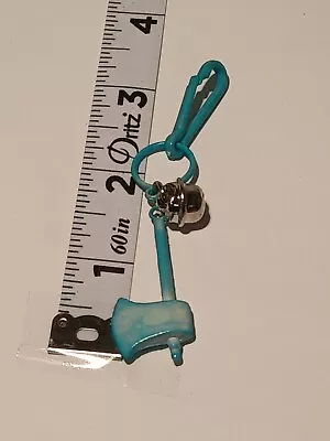 1980's Vintage Plastic Bell Charm Blue Ax Necklace Bracelet • $12.99