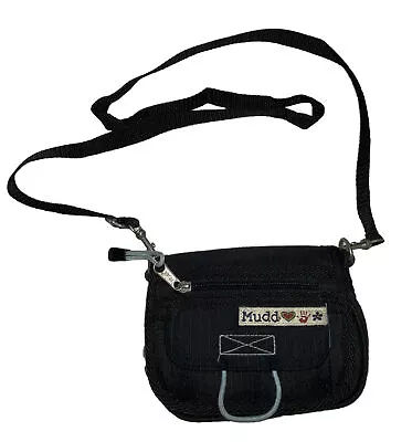 VINTAGE-Y2K Early 2000s MUDD JEANS Mini Black Bag Crossbody Bag • $29.72