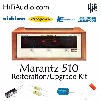 Marantz 510 Amplifier Rebuild Restoration Recap Service Capacitor Kit Repair • $185