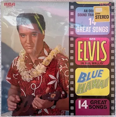 Elvis Presley LP Record LSP-2426 Blue Hawaii Living Stereo VINYL LP IS IN VG+ • $30