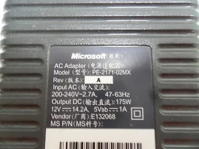 Xbox 360 Power Adapter Supply Genuine Original Xbox360 Pe-2171-02mx X811692-004 • $90.68