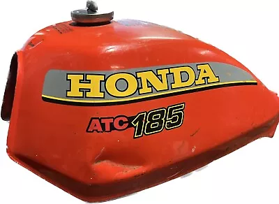 OEM Honda ATC185S ATC 185 200S Fuel Petrol Gas Tank Metal 81 82 83 1981 1982 198 • $200