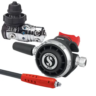 ScubaPro MK25 EVO DIN 300/G260 Dive Regulator W/ Red Mouthpiece & Hose Protector • $999